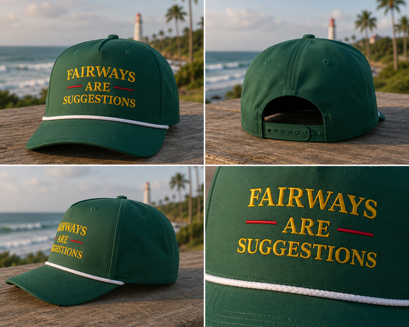 Fairways Are Suggestions Rope Hat